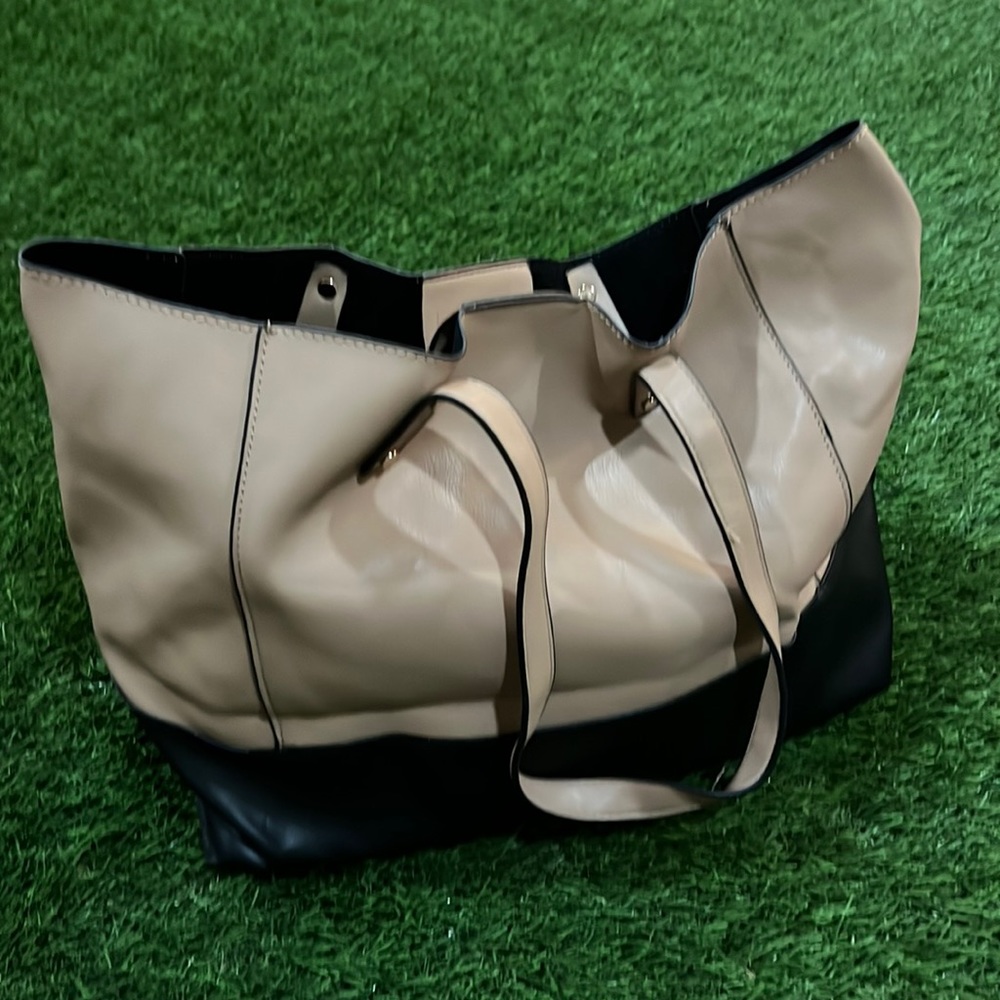 Lulu Dharma Faux Leather Tote Bag